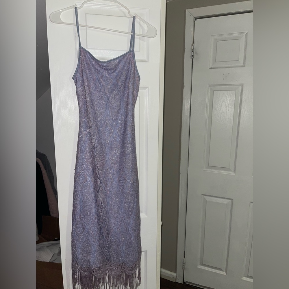 Mermaid core Fairy Siren core purple and blue dress